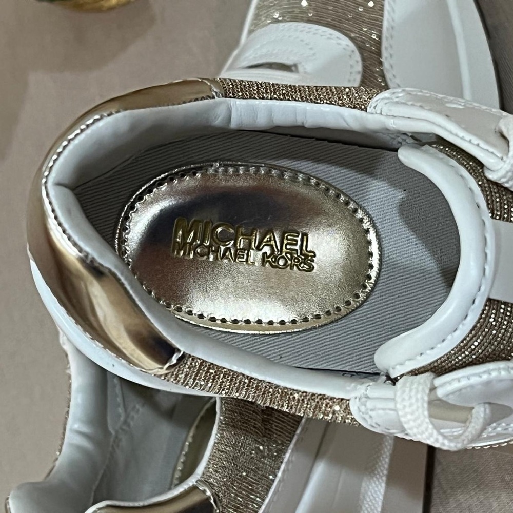 Michael Michael Kors Mabel Wedge Sneaker- Women’s. New - Picture 8 of 9